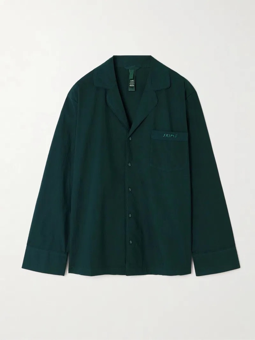 SKIMS Forest Green Pajama Top
